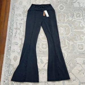 Urban Outfitters Black flare legging pants